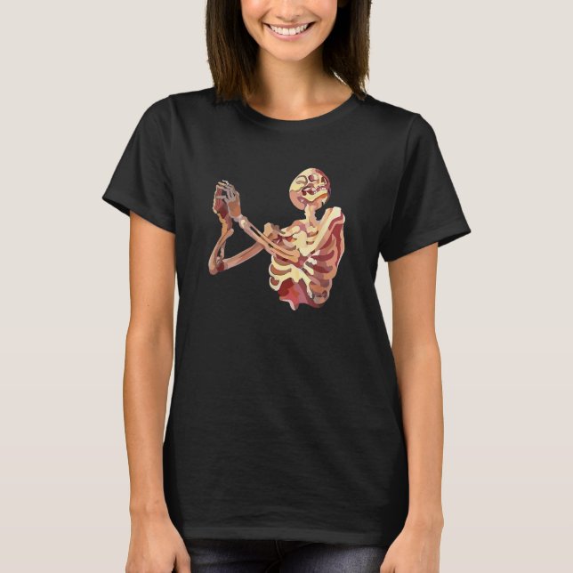 Skeleton Praying T-Shirt (Front)