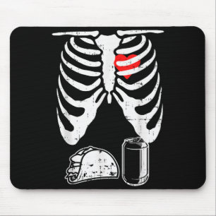Skeleton Pregnancy Taco Beer Xray Halloween Soon D Mouse Mat
