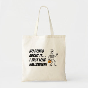 Skeleton Pun Cartoon Trick Or Treat Halloween Bag