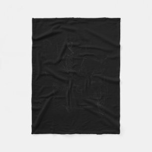 Skeleton reading book dark humor funny gift fleece blanket