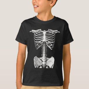 Skeleton Rib Cage Halloween Costume Gifts For Men T-Shirt