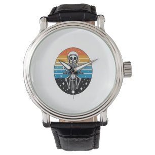 Skeleton Riding Motorcycle Watch