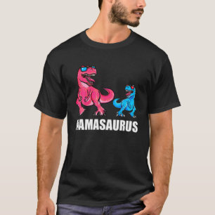 skeleton riding pirate dinosaur T rex Halloween co T-Shirt