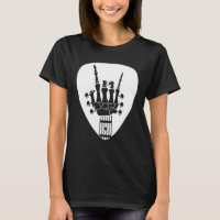 Skeleton Rock Hand Sign Guitar Pick Guitarists Gui