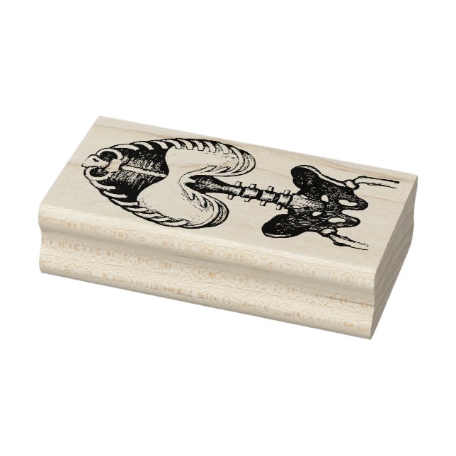 Skeleton Rubber Stamp (Stamp)