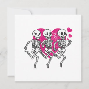 Skeleton Runner Gift Cushion, Valentine's Day Gift Holiday Card