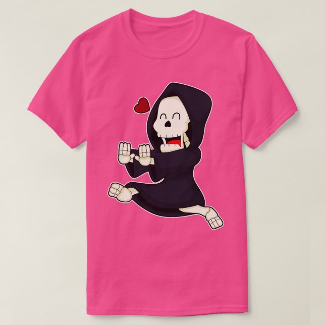 Skeleton Runner Running T-Shirt (Design Front)