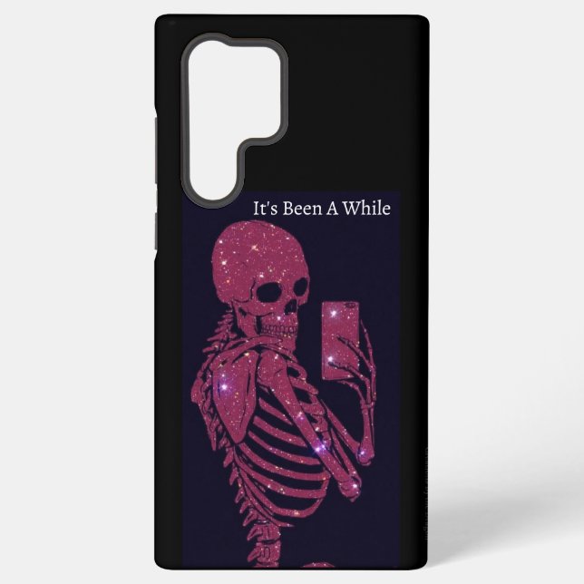 Skeleton Samsung Galaxy S22 Ultra Tough Case (Back)