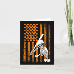 Skeleton Sell Player Fan Skeleton Halloween Sell Card