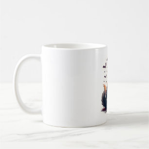 Skeleton Shiba Scream Coffee Mug