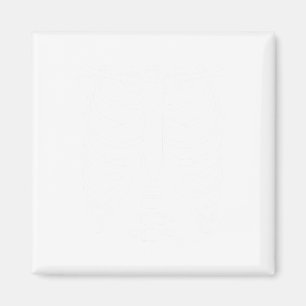 Skeleton Shirt Halloween Costume Rib Cage Anatomy Magnet