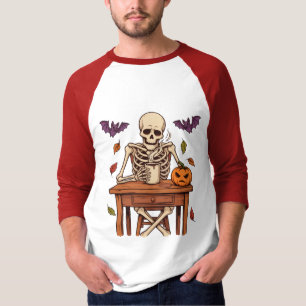 Skeleton Sips Halloween Cosy T-Shirt
