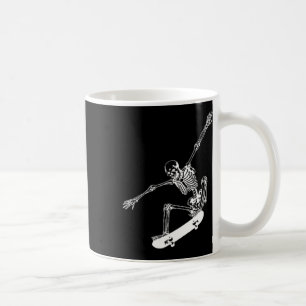 Skeleton Skateboard Skull Halloween Skateboarding Coffee Mug