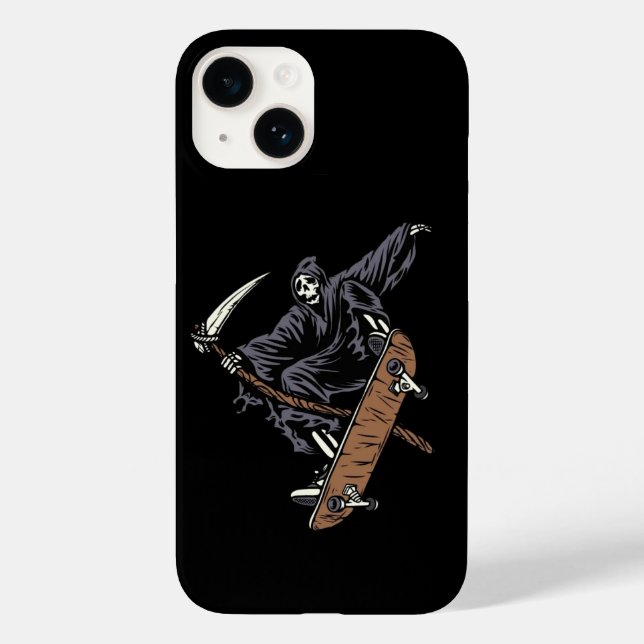 skeleton skateboarding Case-Mate iPhone case (Back)
