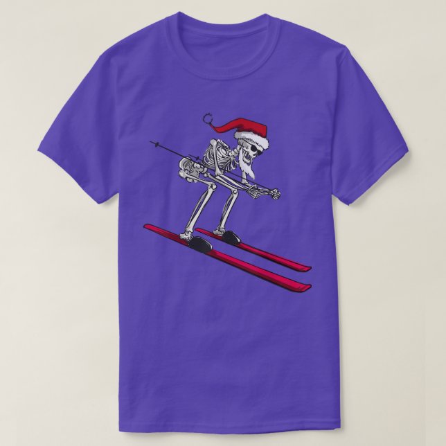 Skeleton skier  T-Shirt (Design Front)