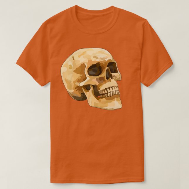 Skeleton Skull T-Shirt (Design Front)