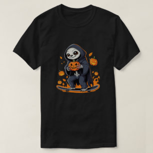 Skeleton Sloth Vampire halloween Unique & Spooky  T-Shirt