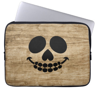 Skeleton smile. laptop sleeve