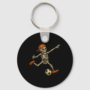 Skeleton Soccer Halloween Costume For Men Boys Kid Key Ring