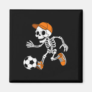Skeleton Soccer Halloween Costume Funny Footll Men Magnet
