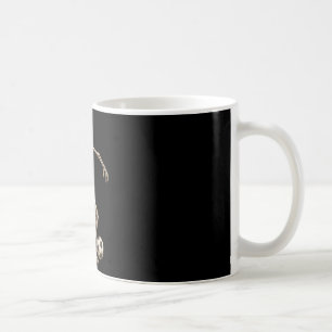 Skeleton Soccer Retro Halloween Costume Funny Men Coffee Mug