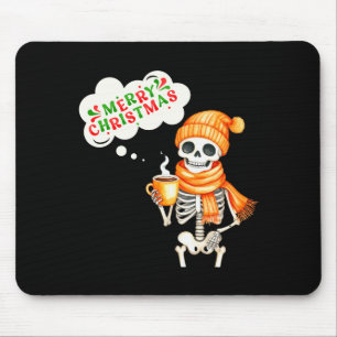 Skeleton Speak Merry Christmas Waer F And Hold Cof Mouse Mat