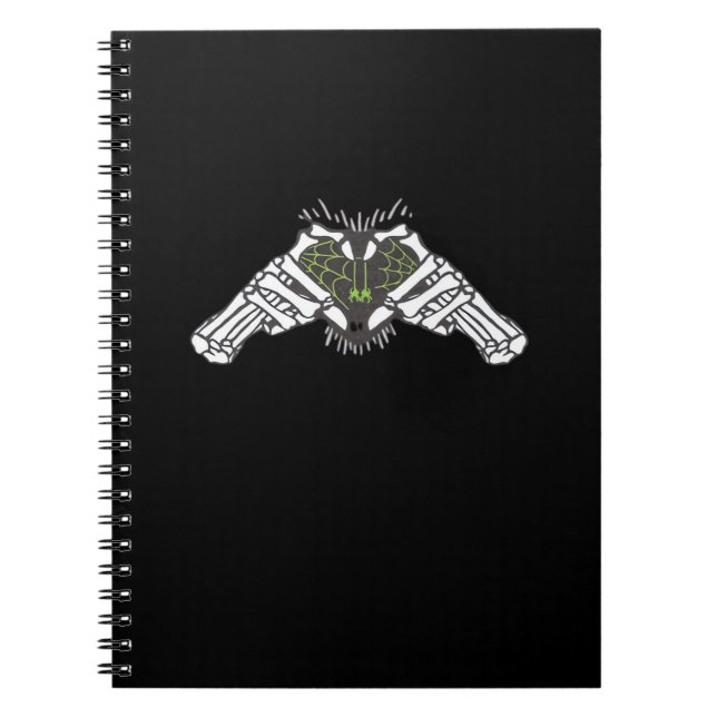 Skeleton Spider Heart Notebook (Front)