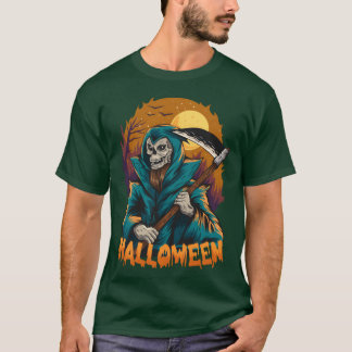 Skeleton Spooky Halloween friend T-Shirt