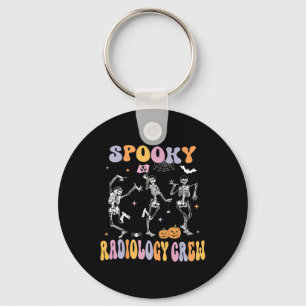 Skeleton Spooky Radiology Crew X-ray Tech Hallowee Key Ring