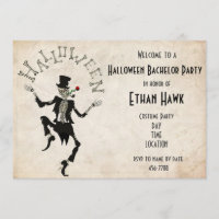 Skeleton Steampunk Halloween Bachelor B'day Party
