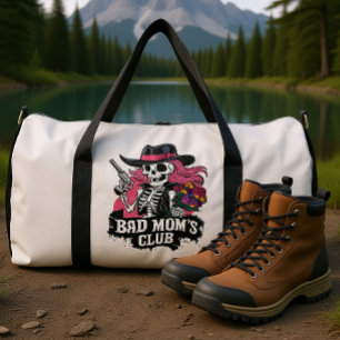 Skeleton Styling With a Gun Duffle Bag