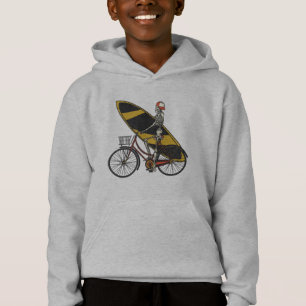 Skeleton Surfer with Surfboard