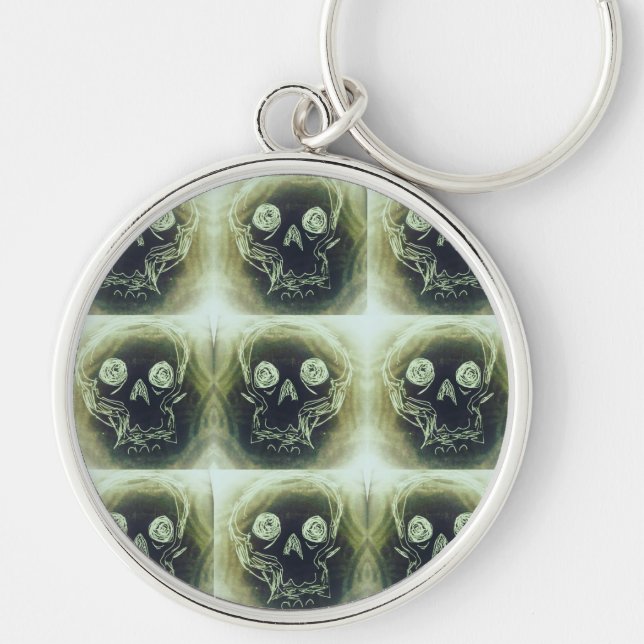Skeleton T-Shirt Key Ring (Front)