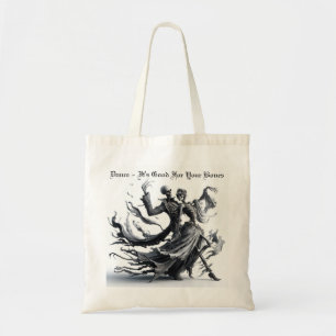 Skeleton tote bag