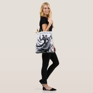 Skeleton tote bag