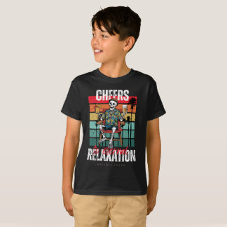 Skeleton Tropical Vibes T-Shirt
