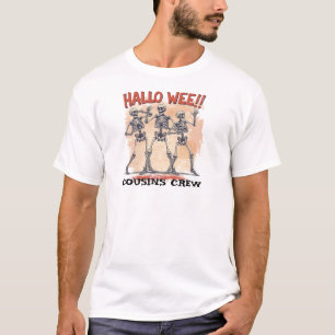 Skeleton tshirt Halloween Crew 2026 T-Shirt