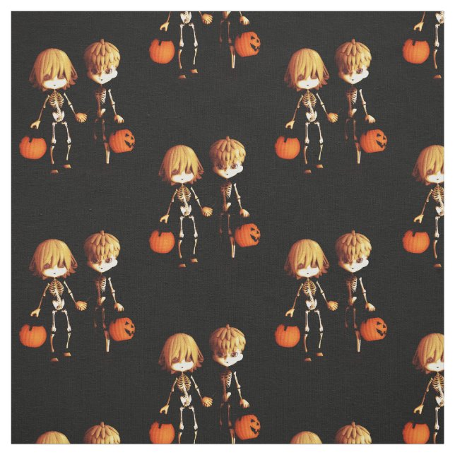 Skeleton Twins Fabric (Swatch)