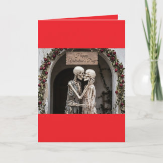 Skeleton Valentine's Day Card