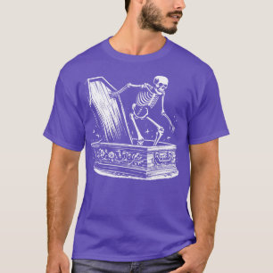 skeleton waking up from the coffin T-Shirt