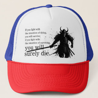 Skeleton Warrior Trucker Hat