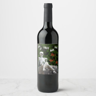 Skeleton Wine Label