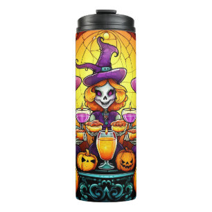 Skeleton Witch's Brew Thermal Tumbler