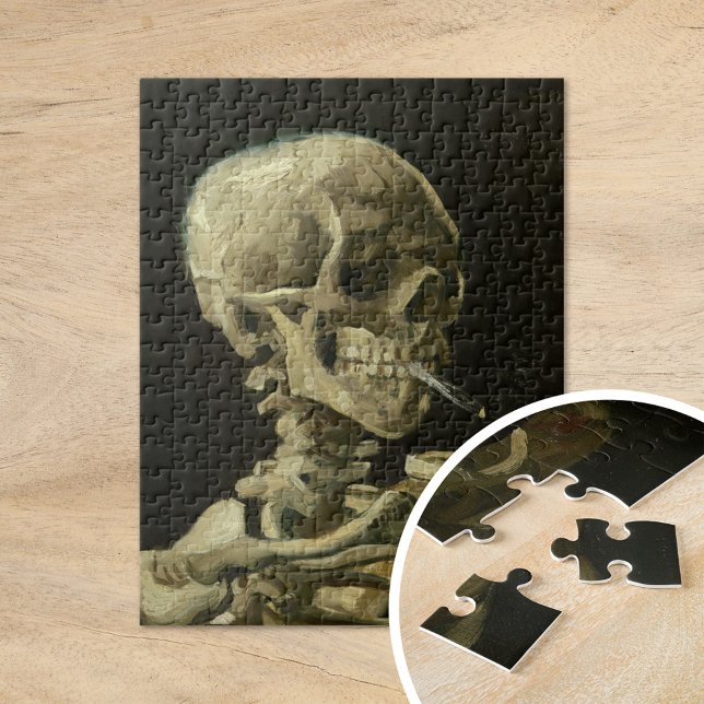 Skeleton with a Burning Cigarette | Van Gogh Jigsaw Puzzle (Creator Uploaded)