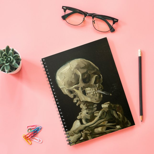 Skeleton with Burning Cigarette | Vincent van Gogh Notebook (Creator Uploaded)