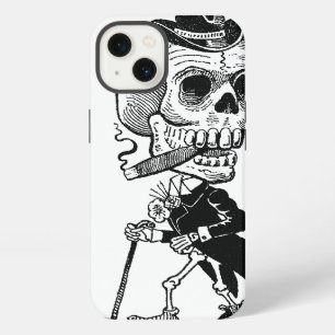 Skeleton with Cigar iPhone 13 Case