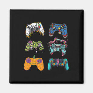 Skeleton Zombie Gaming Controllers Halloween For G Magnet