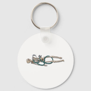 SkeletonAndStethoscope111311 Key Ring