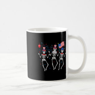Skeletons 4th Of July Funny Independence Day 1  Coffee Mug