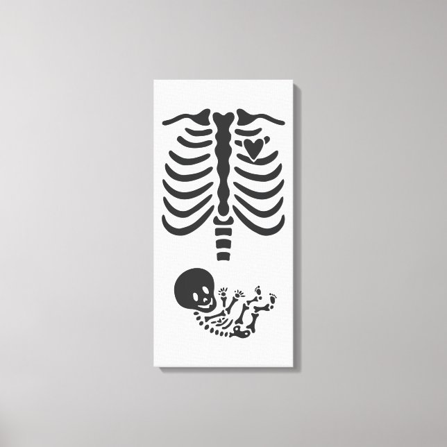 Skeletons Canvas Print (Front)